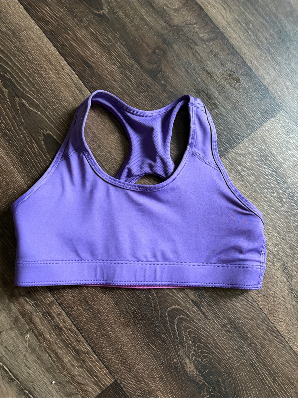 Women’s Purple Racerback Sports Bra - Lightweight Support